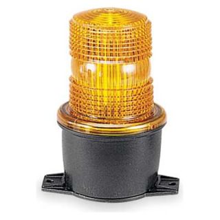 Federal Signal LP3T 012 048A Low Profile Warning Light, Strobe, Amber