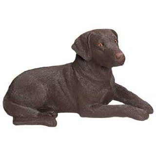 Sandicast Labrador Retriever Dog Figurine   Chocolate
