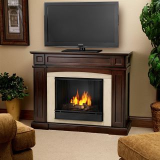 Rutherford Real Flame Dark Mahogany Ventless Gel Fireplace Today $519