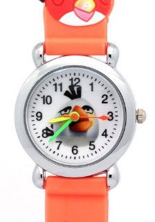 Timernall Angry Birds Analogue Red Kids Unique Watches: Watches