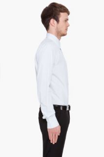 Raf Simons White Pinstripe Shirt for men