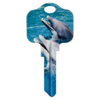 Kaba Ilco Corp SC1 DOLPHIN SC1 Dolphin Painted Key, Pack of 10