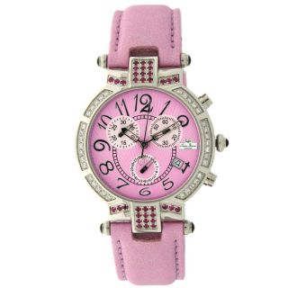 Lucien Piccard Le Mer Diamond Pink Sapphire Watch
