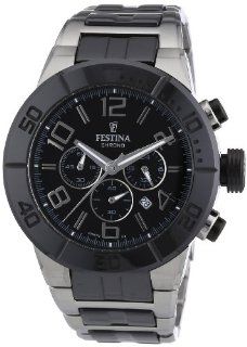Festina Mens Ceramic F16576/2 Two Tone Ceramic Quartz Watch with