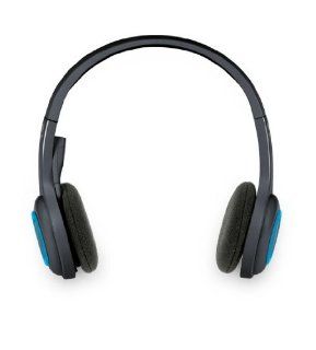 Logitech H600 Headset schnurlos schwarz blau Computer