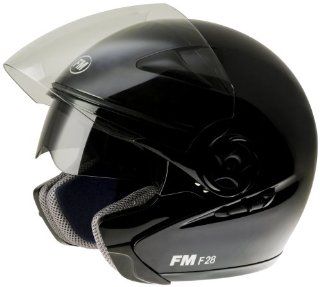 FM F28 Jethelm Größe L Farbe schwarz Motorrad