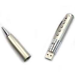 4GB 503 Silver Missile Recorder Pen