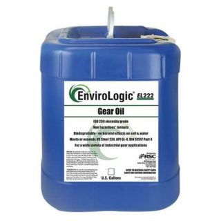 Envirologic E022205 Gear Oil, Bio based, 5 Gal
