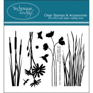 Technique Tuesday Growing Wild Clear Stamps Today $9.95 4.8 (5