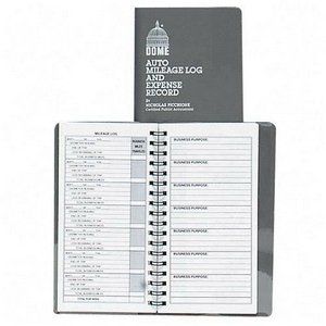 Log/Expense Record, 3 1/2 x 6 1/2, 140 Page Book DOM750 Electronics