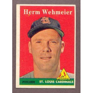 1958 Topps #248 Herm Wehmeier Cardinals EX MT 136130 Kit