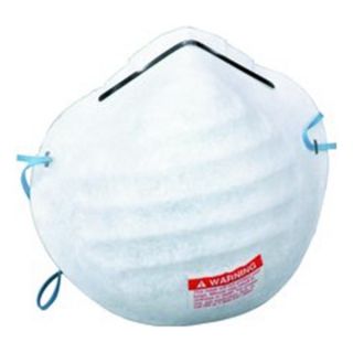 MCR Safety RPDM1 Nuisance Dust Masks, (Box of 50) single elastic fixed