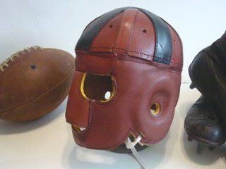 Rare Executioner Face Guard Leather Football Helm Sports