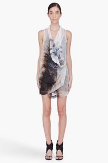 Kimberly Ovitz Fur Print Silk Sia Dress for women