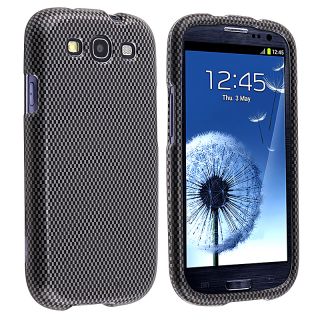 Carbon Fiber Snap on Case for Samsung Galaxy S III/ S3 i9300