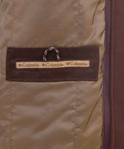 Columbia Mens Leather Bib Hipster Jacket