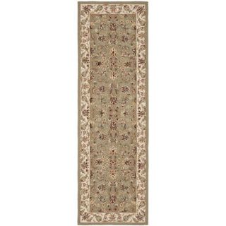 Hand hooked Chelsea Tabriz Sage/ Ivory Wool Runner (3 x 10) Today $