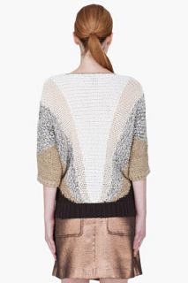Marc By Marc Jacobs Beige Knit Edith Sweater for women