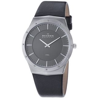 Skagen Mens Matte Steel and Grey Watch Today $84.99 5.0 (1 reviews