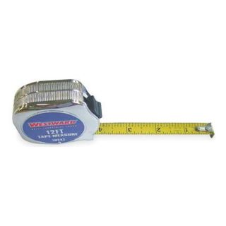 Westward 1MKR3 Measuring Tape, 12 Ft, In/Ft/Fractional