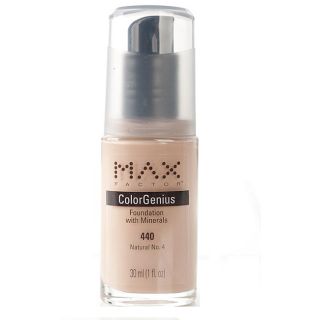 Max Factor Color Genius # 440 Natural No. 4 Foundation (Pack of 4