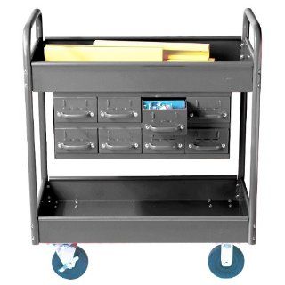 Equipto 145 8 GY Combination Truck with 2 Trays, 500lbs Capacity, 11