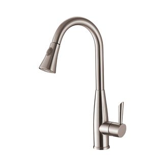 Ruvati RVF1228ST Stainless Steel Pullout Spray Kitchen Faucet