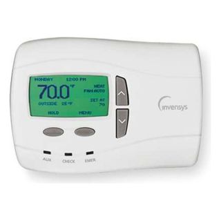 Robertshaw 9720i Digital Thermostat, 2H, 2C, Hp, 5 1 1 Prog