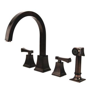 Fontaine Patiglia Brushed Bronze Side Spray Kitchen Faucet