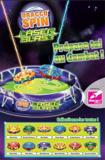 Dracco Laser Spin Mega Glow Arena + 2 Toupies   Achat / Vente UNIVERS