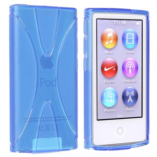 BasAcc Blue TPU Rubber Skin Case for Apple® iPod nano 7th Generation