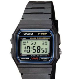 Casio Collection Herren Armbanduhr Digital Quarz F 91W 1YEF