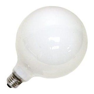 GE 100 Watt Medium Base White Globe Light Bulb: Home
