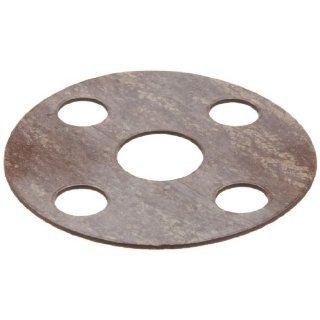 Graphite/Buna N Flange Gasket, Full Face, Mahogany, Fits Class 150