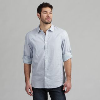 Calvin Klein Mens Coastal Striped Woven Shirt FINAL SALE