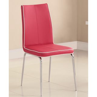 Matilda Red Vinyl Chairs (Set of 2)