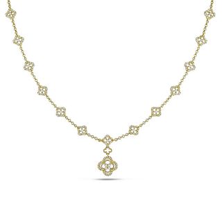 Miadora 14k Yellow Gold 1 1/3ct TDW Diamond Fashion Necklace (G H, SI1