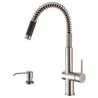 Pullout Kitchen Faucet with Soap Dispenser Today $183.00