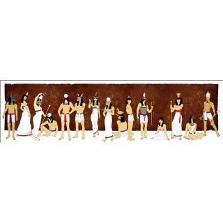 Poster 110 x 30 cm   ägyptische Götter von Doreen Frenzel   auch