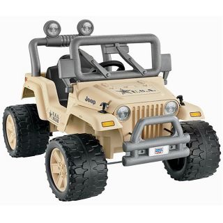 Fisher Price Power Wheels Desert Military Jeep
