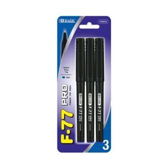 77 Pro Blue Fiber Tip Sign Pen (3/Pack)   Case Pack 144 SKU PAS678702