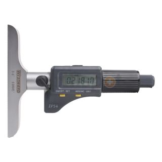 Westward 4KY22 Depth Micrometer, 0 6 In, Electronic