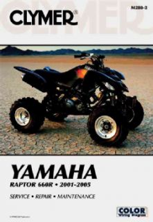 Clymer Yamaha Raptor 660r 2001 2005