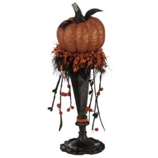 Midwest CBK Halloween Whimsies Pumpkin on Pedestal