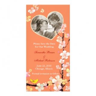 Kirschblüte Save the Date Wedding Foto Karten Photokartenvorlagen